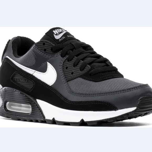 New NIKE Air Max 90 Men's classic Athletic Sneakers shoes black gray size 8.5 - Picture 3 of 8